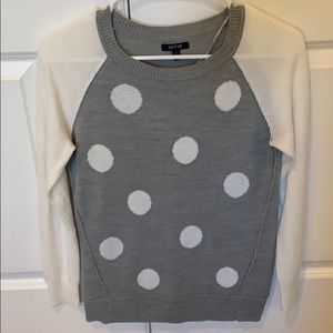 Gray with polka dots sweater